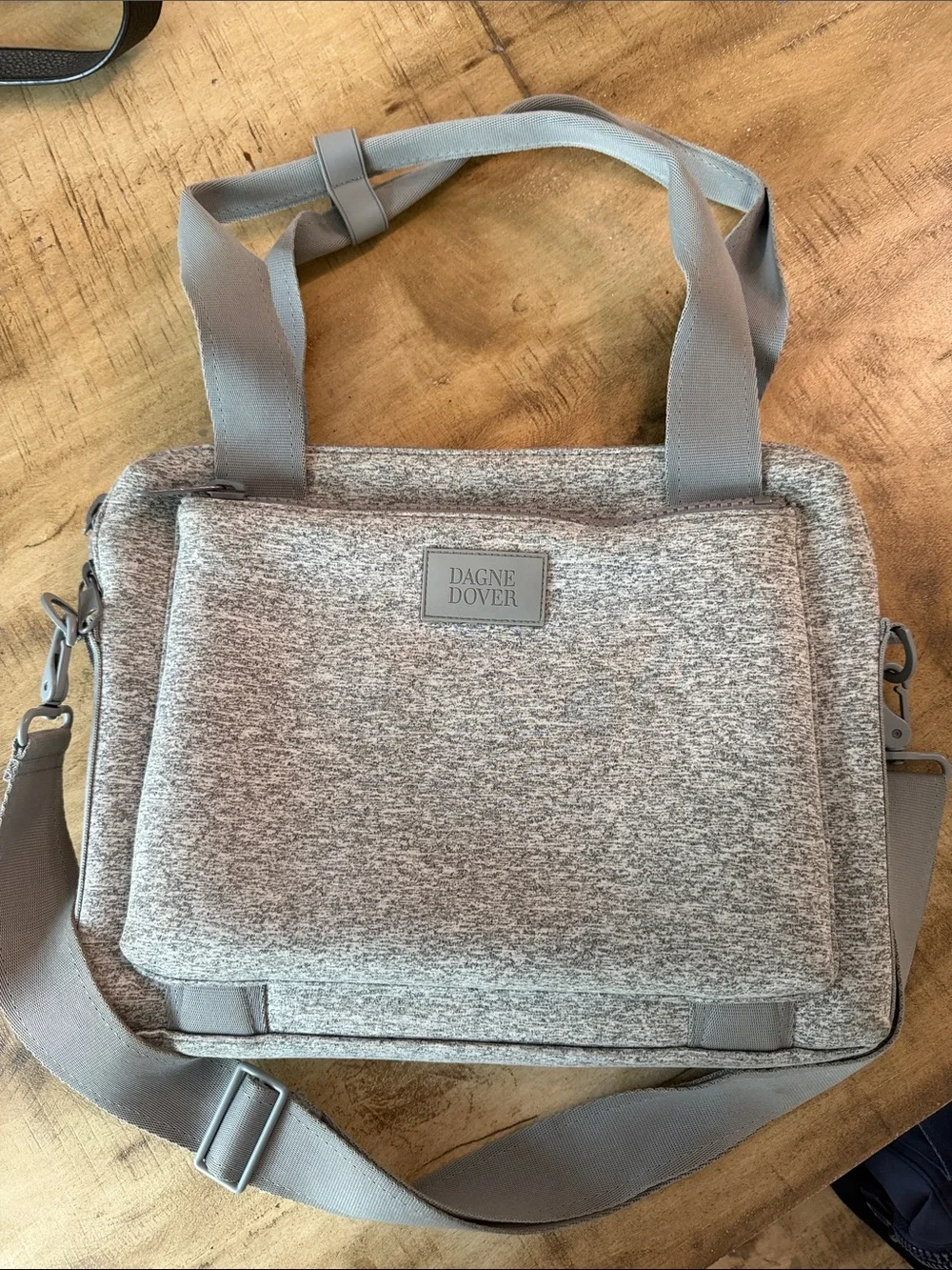 Dagne Dover Light Grey Laptop Tote